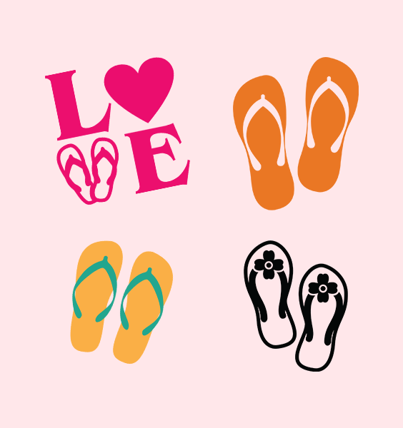 flip flops svg