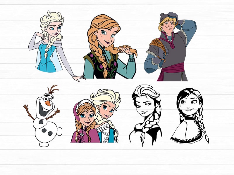 frozen svg