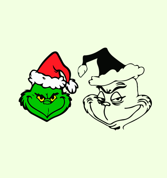 grinch-face svg