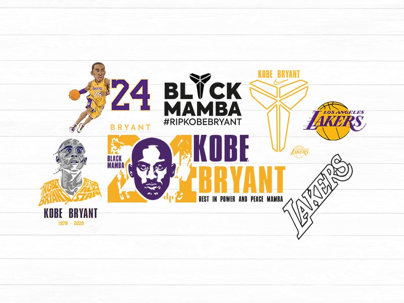 kobe bryant svg