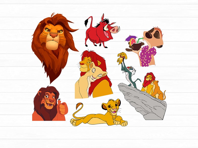 the lion king svg