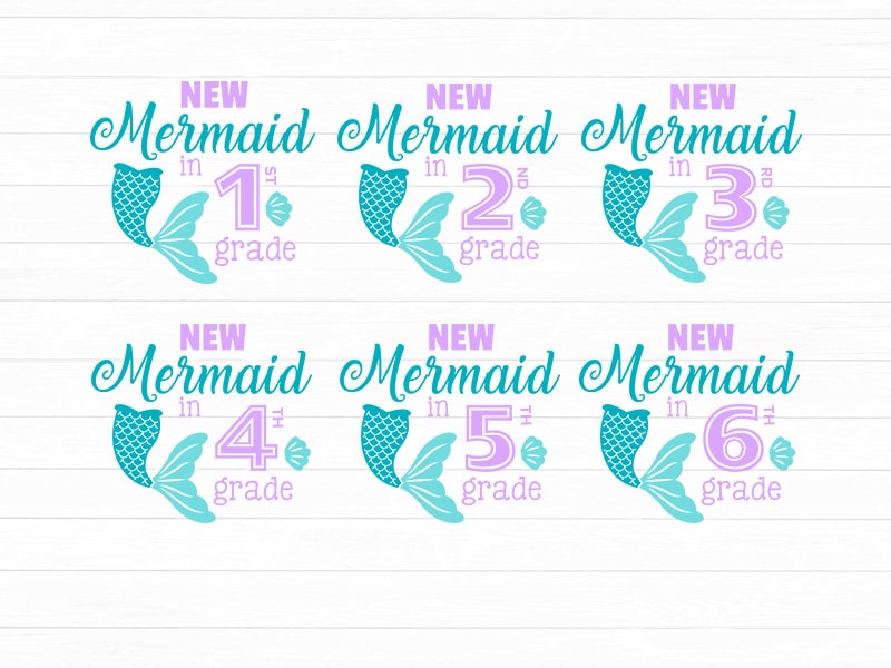 mermaid school svg