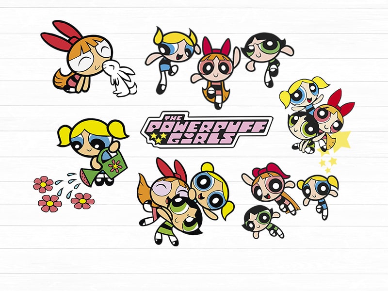 Powerpuff girls svg