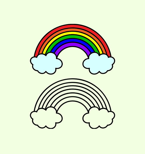 rainbow svg