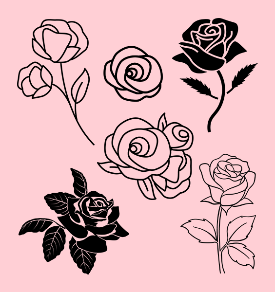 rose svg