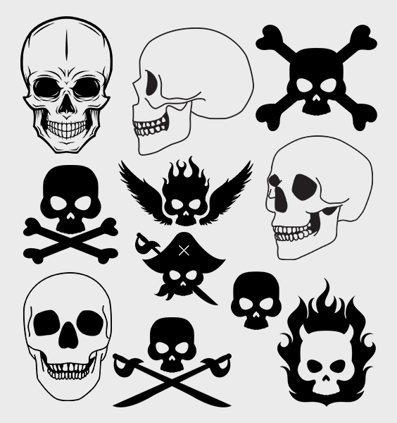 skull svg