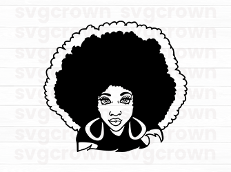 afro women svg