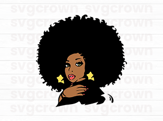 afro women svg