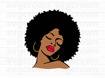 afro women svg