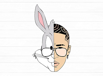 bad bunny svg