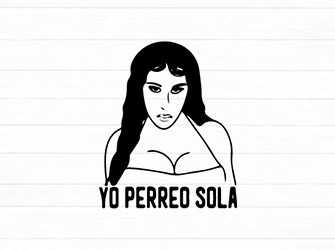 yo perreo sola svg