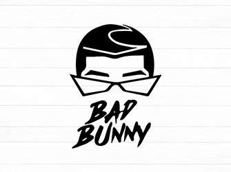 vector svg bad bunny