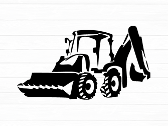 yellow bulldozer svg