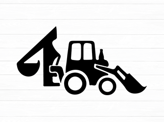 bulldozer svg cricut