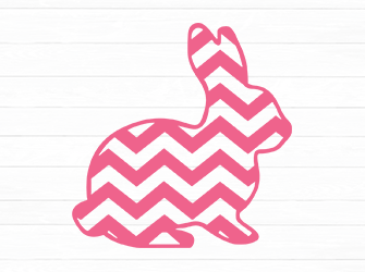 pink bunny svg