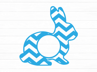 bunny cutout svg