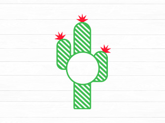 cactus svg banner