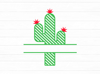 cactus svg banner