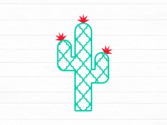 cactus svg cutting file