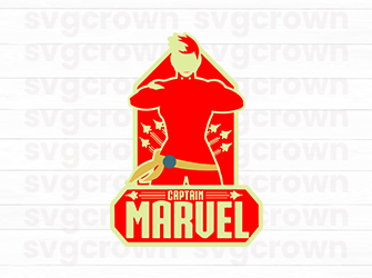 captain marvel svg