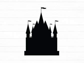 disney castle svg