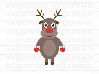 christmas deer svg