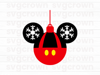 christmas mickey svg