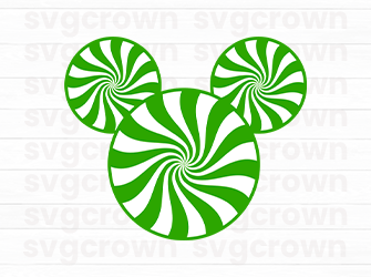 christmas mickey candy svg