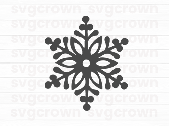 christmas snowflake svg