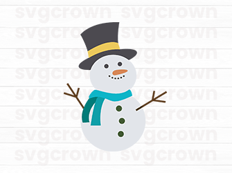 christmas snowman svg
