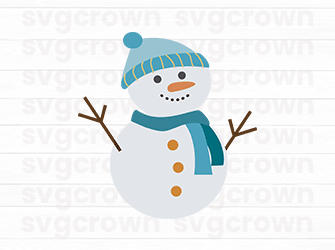 christmas snowman svg