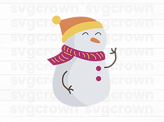 christmas snowman svg