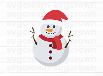 christmas snowman svg