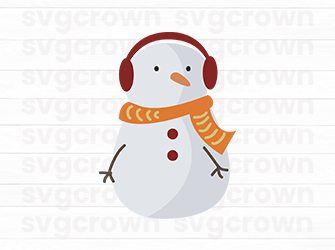 christmas snowman svg
