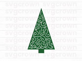 christmas tree svg