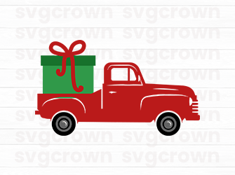 christmas gift svg