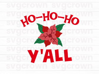 hohoho y'all svg