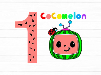 1 cocomelon svg