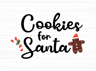 cookies for santa svg