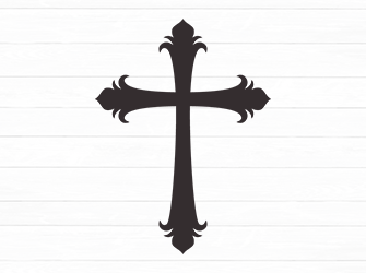 cross svg silhouette