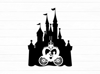 disney castle svg