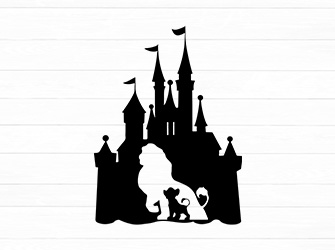 disney castle svg