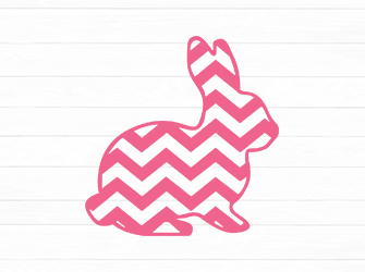 pink bunny svg