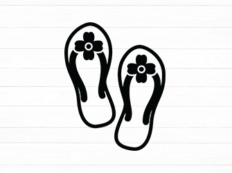 flip flops svg