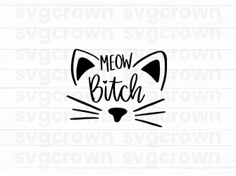 funny cat svg