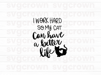 funny cat svg