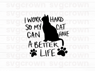 funny cat svg