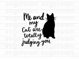 funny cat svg