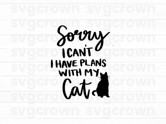 funny cat svg