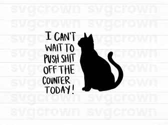 funny cat svg